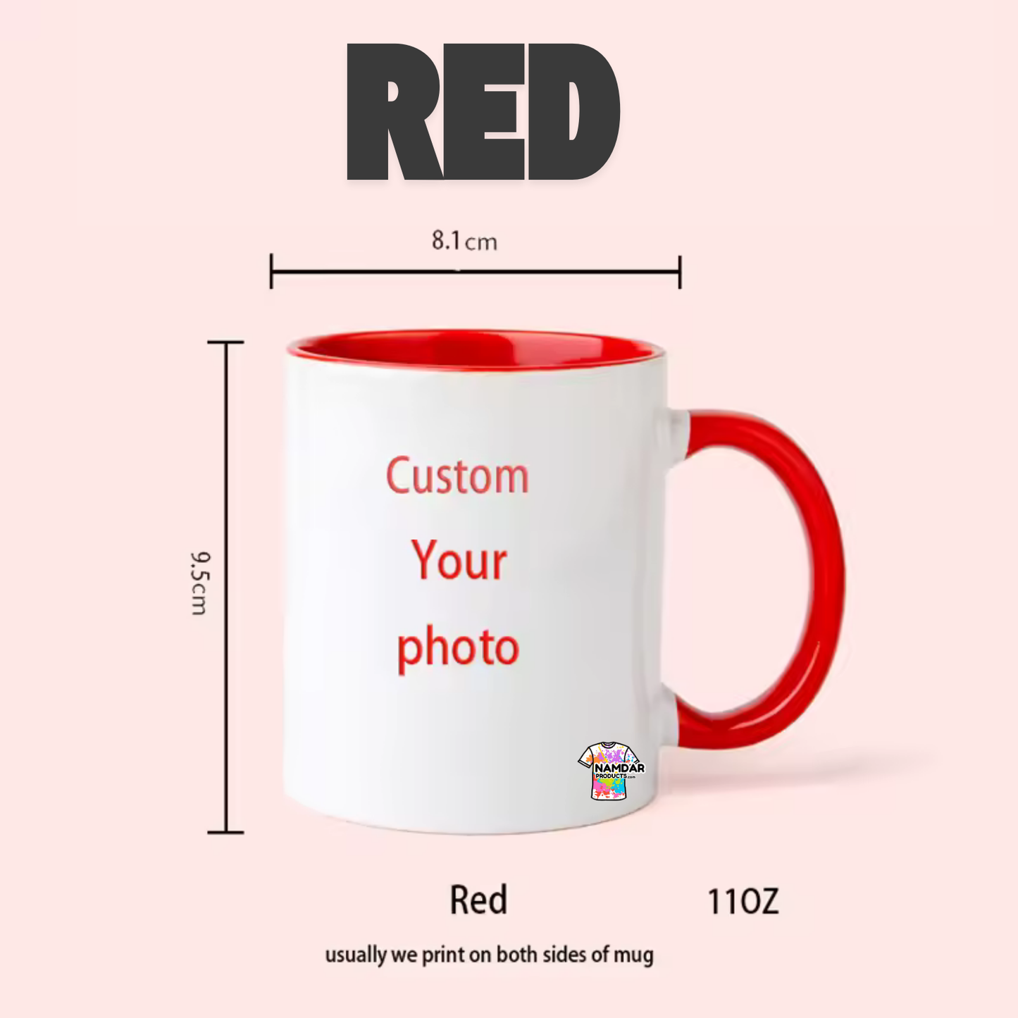 Customizable Colourful Mugs