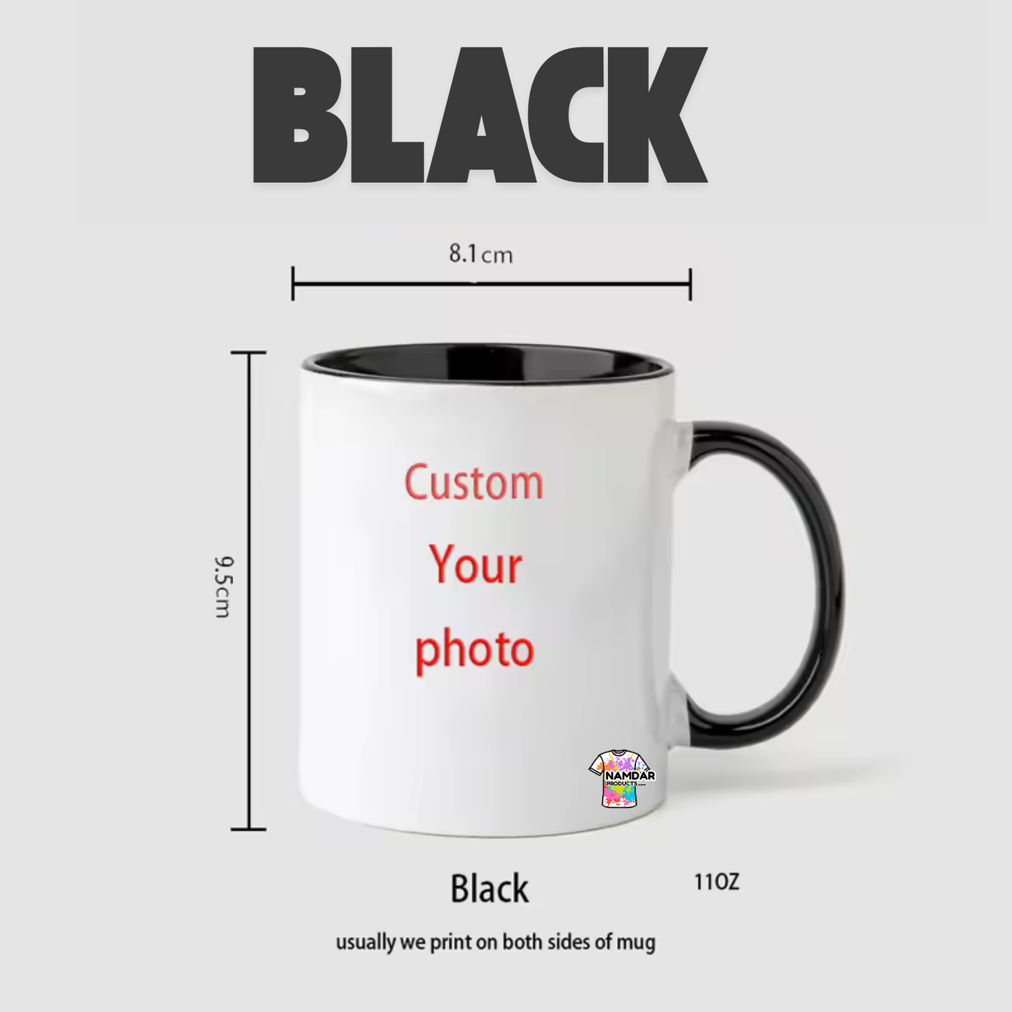Customizable Colourful Mugs